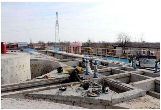 蒲江职中污水处理改造实况实例